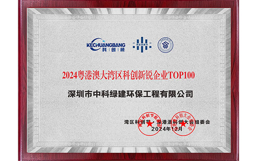 2024粤港澳大湾区科创新锐企业TOP100